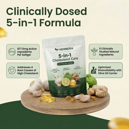 Herbera 5-in-1  Cholesterol Care